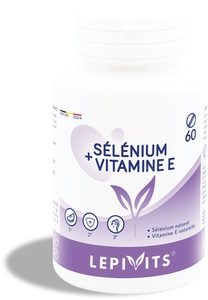 Lepivits Selenium + Vitamine E 60 Comprimés