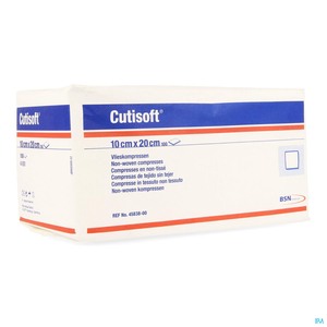 Cutisoft N/st Non Woven 4pl 10,0x 20,0cm 100