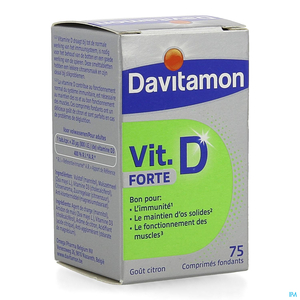 Davitamon Vitamines D Forte 75 Comprimés