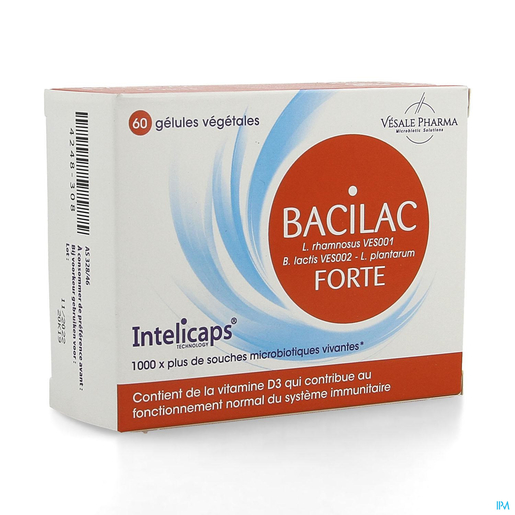 Bacilac Forte 60 Capsules | Probiotiques - Prébiotiques