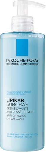 Lipikar  SURGRAS Douche-Crème Concentrée Anti-Dessèchement 400ml La Roche Posay | Bain - Douche
