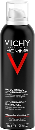 Vichy Homme Gel De Rasage Anti Irritation 150ml | Rasage