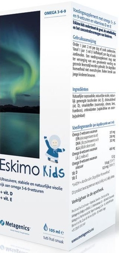 Eskimo Kids Tutti Frutti 105ml | Vitaminen