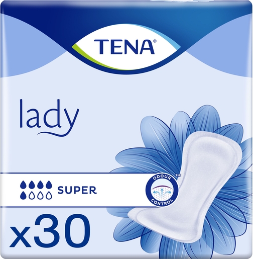 TENA Lady Super  - 30 pièces | Protections Anatomiques