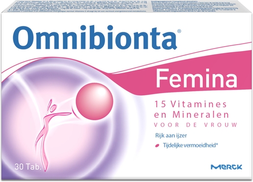 Omnibionta Femina 30 Tabletten | Conditie - Energie