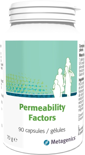 Permeability Factors 90 Capsules | Intestinale permeabiliteit
