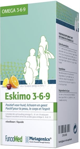 Eskimo 3-6-9 210ml | Mémoire - Concentration