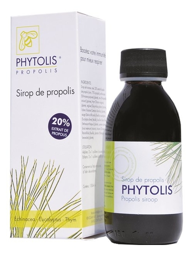 Phytolis Propolis Sirop 150ml | Apaise la gorge