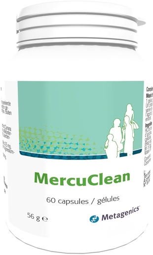 MercuClean 60 Gélules | Dépuratif - Détoxifiant