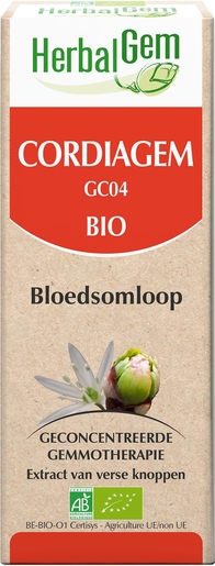 Herbalgem Cordiagem Bloedsomloopcomplex BIO Druppels 50ml | Bloedsomloop