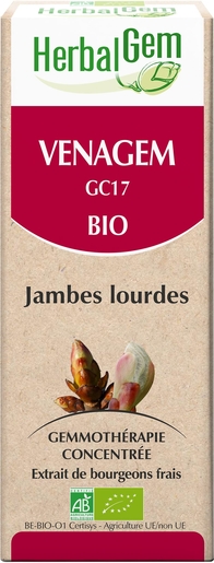 Herbalgem Venagem Complexe Jambes Lourdes BIO Gouttes 50ml | Circulation