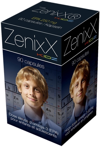 ZenixX Kidz 90 Capsules | Hyperactivité infantile