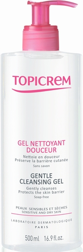 Topicrem Gel Nettoyant Douceur Corps et Cheveux 500ml | Bain - Toilette