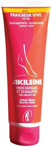 Akileine Rouge Gel Levendige Frisheid 125ml | Transpiratie - Warme voeten