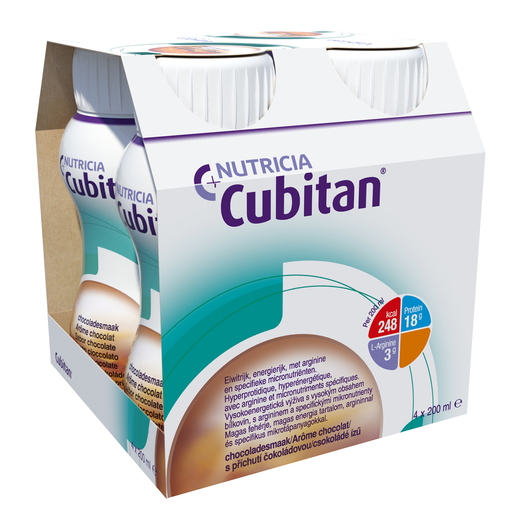 Cubitan Chocolat 4x200ml | Nutrition orale