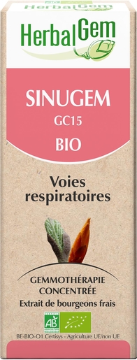 Herbalgem Sinugem Complexe Voies Respiratoires BIO Gouttes 50ml | Produits Bio