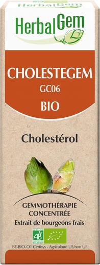 Herbalgem Cholestegem Complexe Cholestérol BIO Gouttes 15ml | Circulation