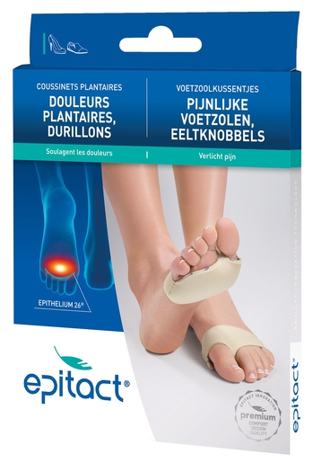 Epitact 1 Paire Coussinets Plantaires Taille Medium | Podologie