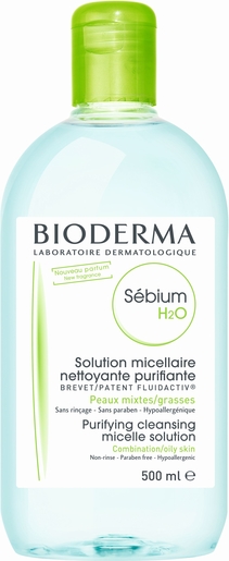 Bioderma Sebium H2O Micellaire oplossing 500ml | Make-upremovers - Reiniging