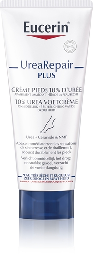 Eucerin UreaRepair PLUS Crème Pieds Réparatrice 10% Urée 100ml | Callosité - Cor - Durillon - Oeil de perdrix