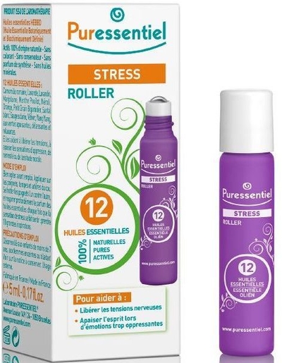 Puressentiel Stress Roller 12 Essentiële Oliën 5ml | Stress - Ontspanning