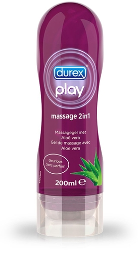 Durex Play Gel Massage 2-in-1 Aloë Vera 200ml | Genot