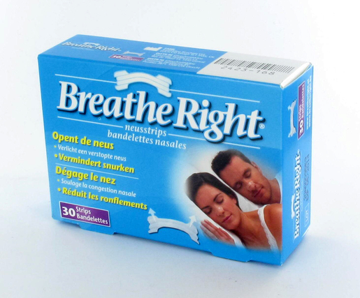 Breathe Right Clear Regular 30 | Hulp bij het ademhalen