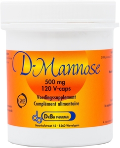 D-Mannose 500mg 120 Capsules Deba Pharma