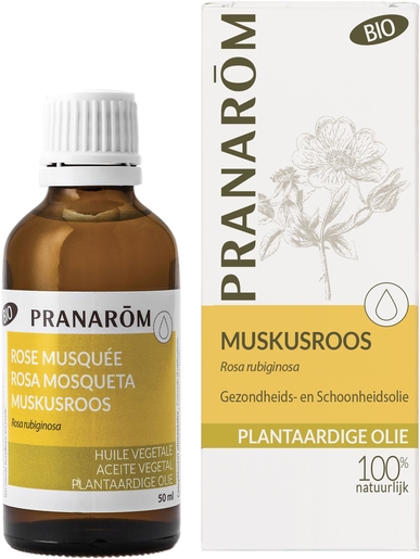 Pranarôm Muskusroos Plantaardige Olie Bio 50ml | Bioproducten