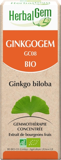 Herbalgem Ginkgogem Complexe Ginkgo Biloba BIO Gouttes 15ml | Produits Bio