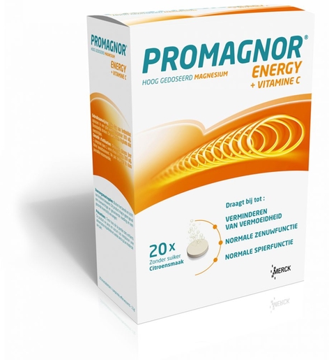 Promagnor Energy 20 Bruistabletten | Vermoeidheid - Herstel