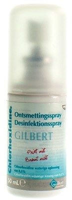 Gilbert Spray Désinfectant Chlorhexidine 0,2% 50ml | Désinfectants