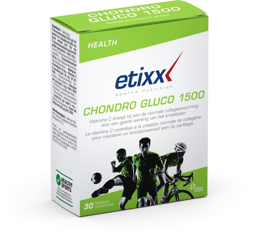 Etixx Chondro Gluco 1500 30 Comprimés | Préparation à l'effort