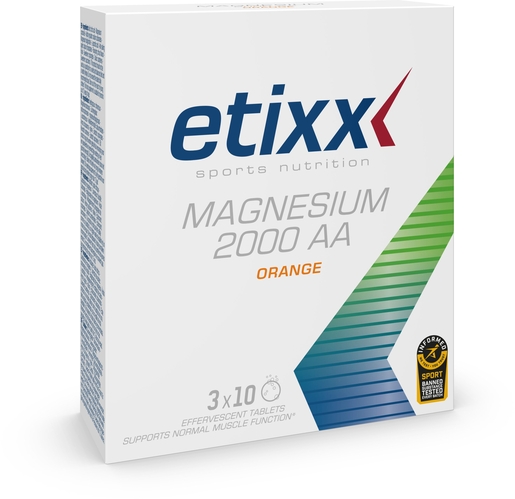 Etixx Magnesium 2000 AA 30 bruistabletten | Voorbereiding op de inspanning