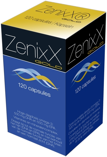 ZenixX Gold 120 Capsules | Bloedsomloop