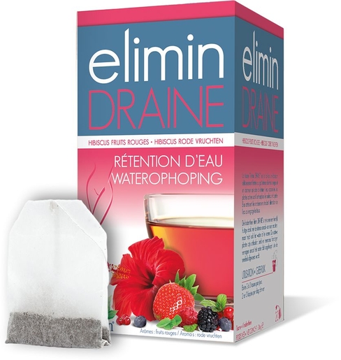 Elimin Draine Fruits Rouges Tea-bags 20 | Anti-cellulite