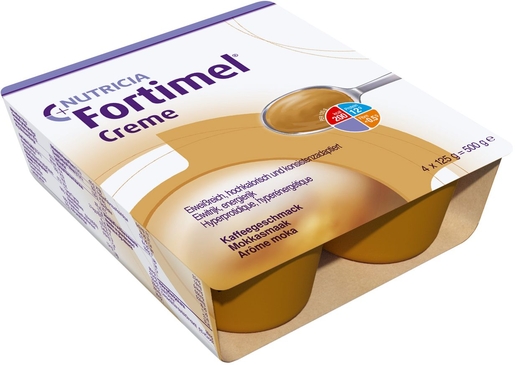 Fortimel Mokkacrème 4x125g | Orale voeding