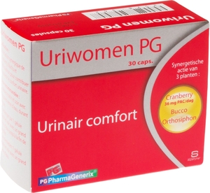 Uriwomen PG PharmaGenerix 30 Capsules