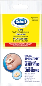 Scholl Pharma Protecteur Cors Rond Feutre 9