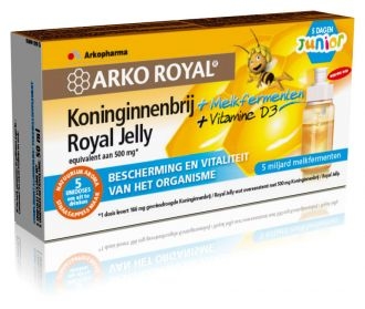 ArkoRoyal Koninginnegelei + Melkferment 5 Unidoses x7,5ml Junior | Koninginnengelei