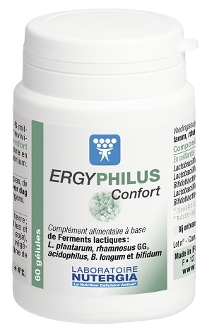 Ergyphilus Confort 60 Gélules | Probiotiques - Prébiotiques