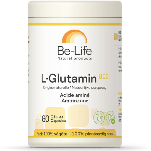 Be-Life L-Glutamin 800 60 Gélules | Récupération