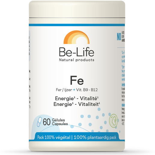 Be-Life Fe 60 Gélules | Fer