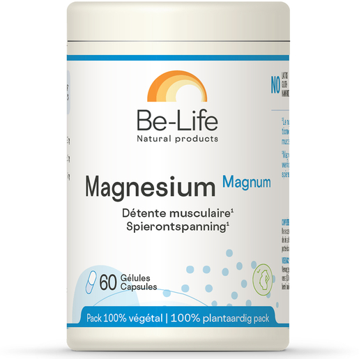 Be-Life Magnesium Magnum 60 Gélules | Stress - Relaxation