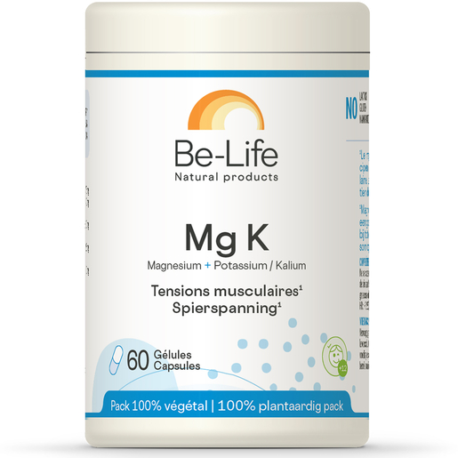 Be-Life Mg K 60 Gélules | Magnésium