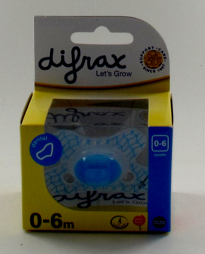 Difrax Silicone Fopspeen Mini-Dental 0-6m | Fopspenen