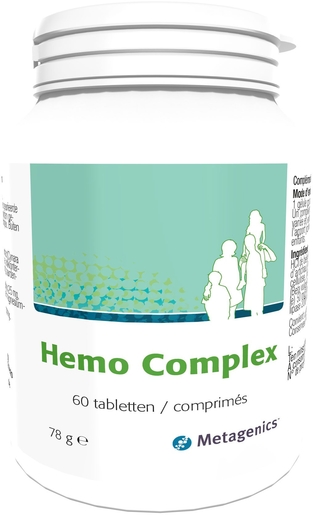 Hemo Complex 60 Comprimés | Fer