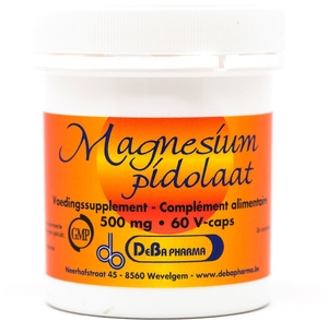 Magnésium Pidolate 60 Capsules x500mg Deba Pharma