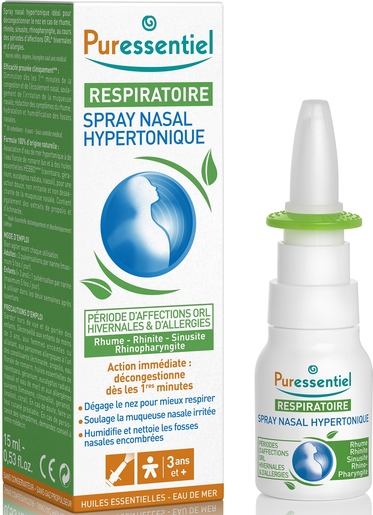 Puressentiel Respiratoire Spray Nasal 15ml | Respiration
