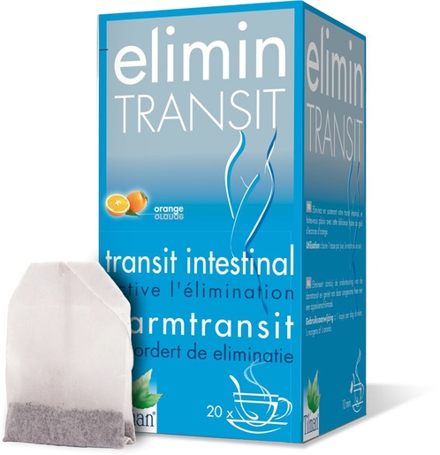 Elimin Transit Kruidenthee Tea-bags 20 | Vochtafdrijvende middelen